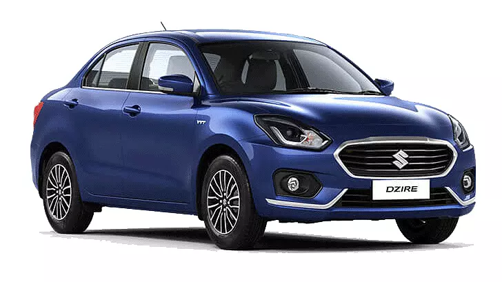 Maruti D'zire with White Background